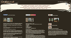 Desktop Screenshot of onglass.co.uk